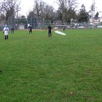 League_NewFrisbee05 Heather and Zoe play New Frisbee